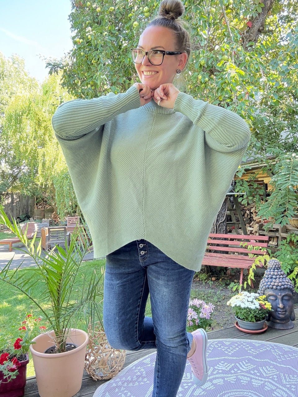 Pulli Lieblingsstück Salbei - FROLLEIN KÄTHE Shop