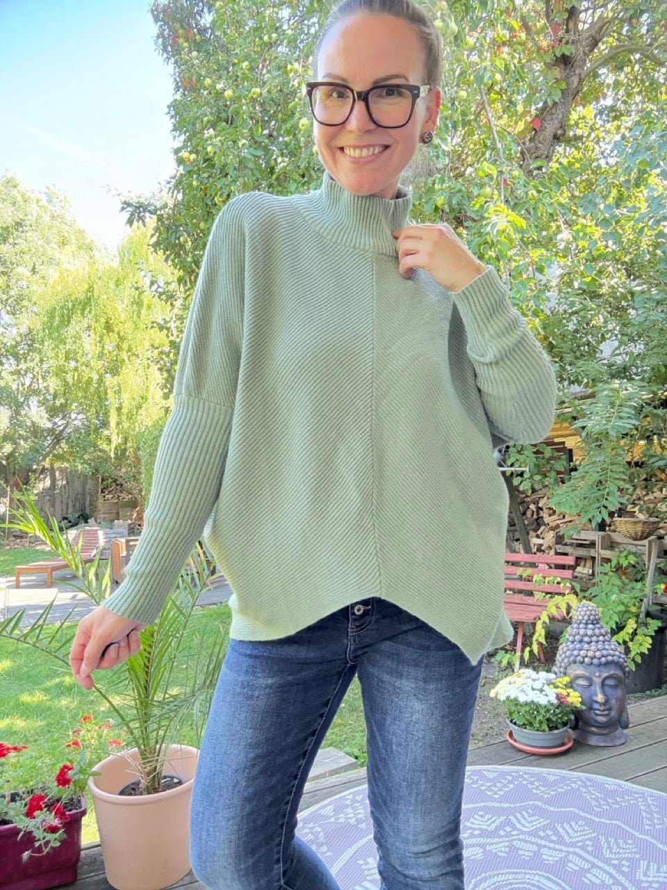 Pulli Lieblingsstück Salbei - FROLLEIN KÄTHE Shop