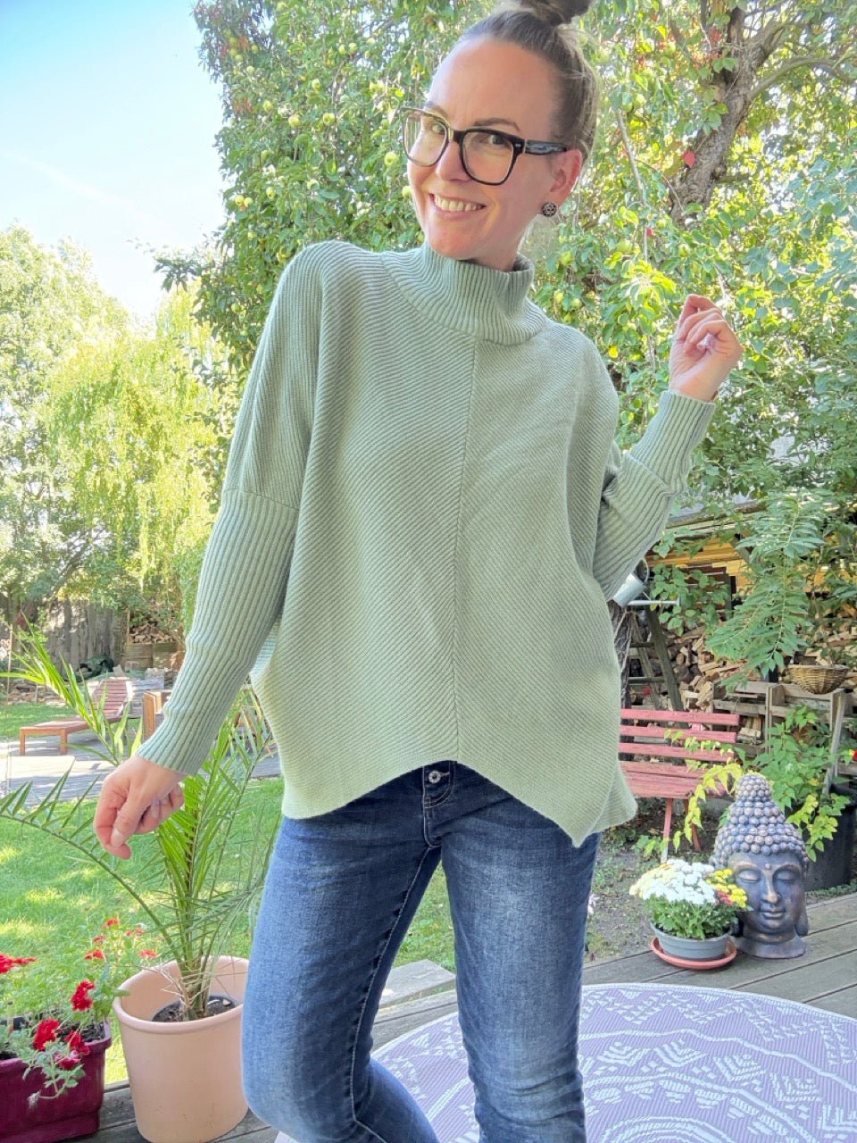 Pulli Lieblingsstück Salbei - FROLLEIN KÄTHE Shop