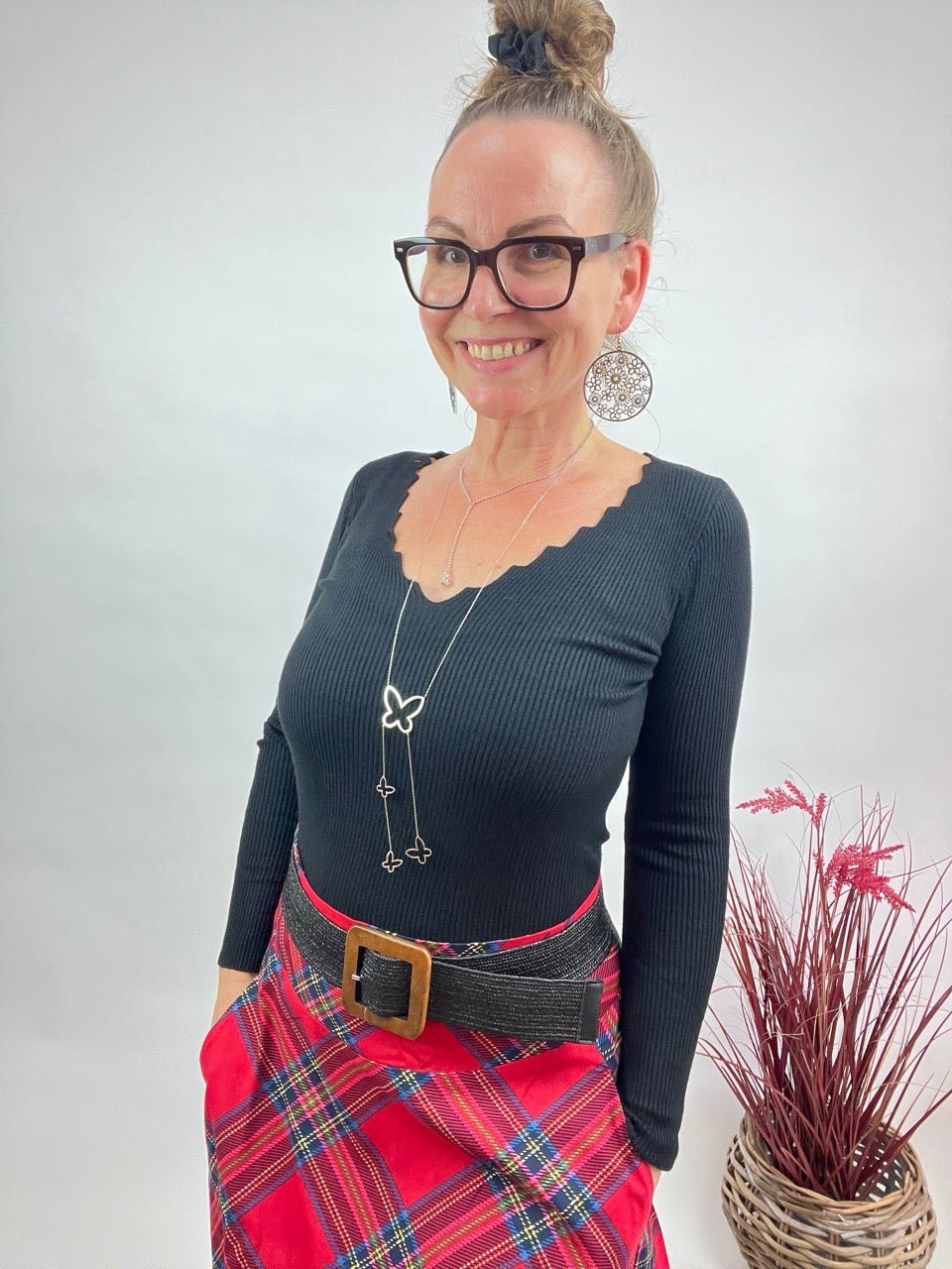 Pulli Lina Schwarz NEU! - FROLLEIN KÄTHE Shop