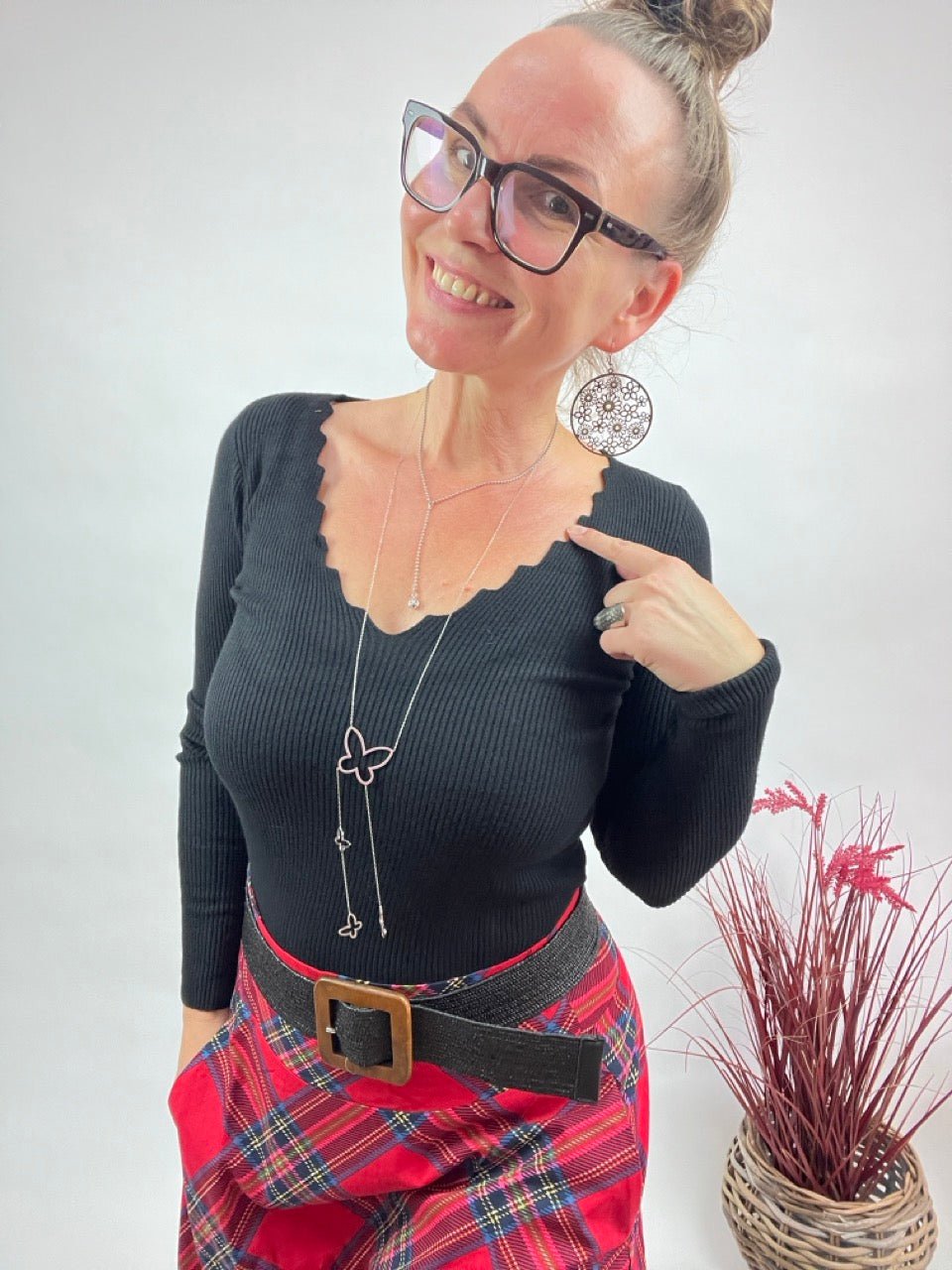 Pulli Lina Schwarz NEU! - FROLLEIN KÄTHE Shop