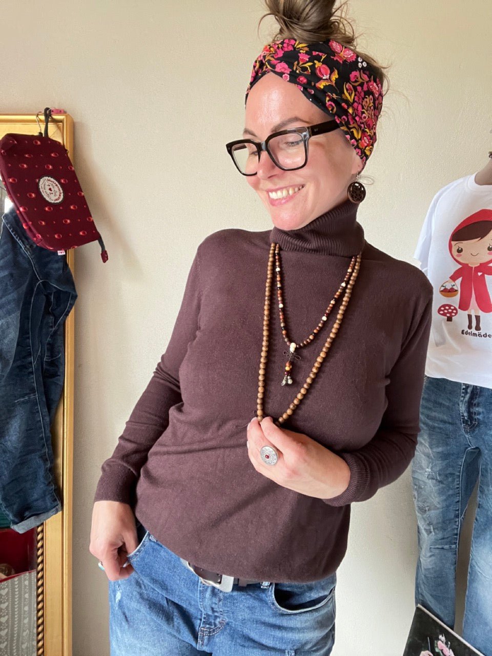 Pulli Mimi Braun - FROLLEIN KÄTHE Shop
