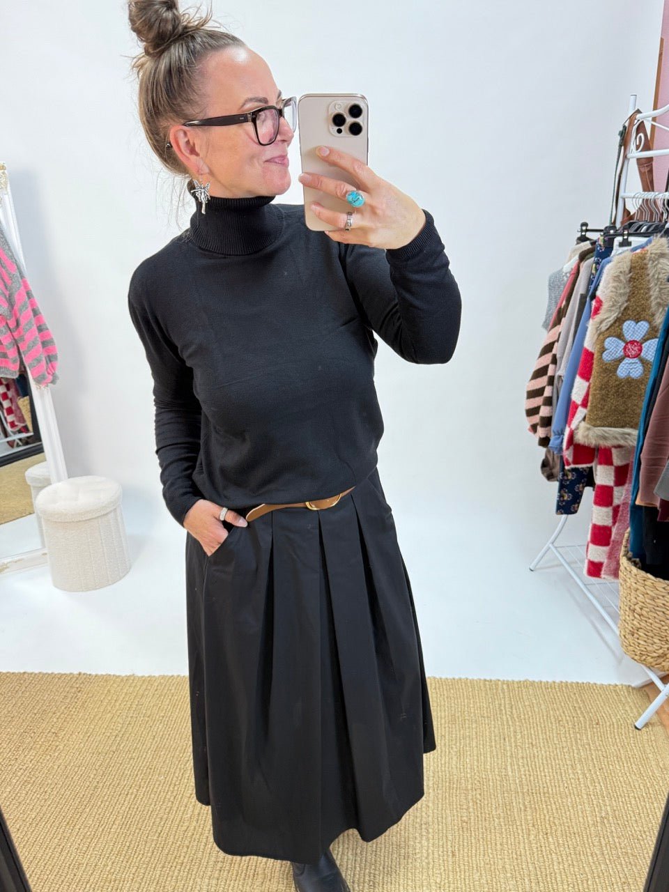 Pulli Mimi Schwarz - FROLLEIN KÄTHE Shop