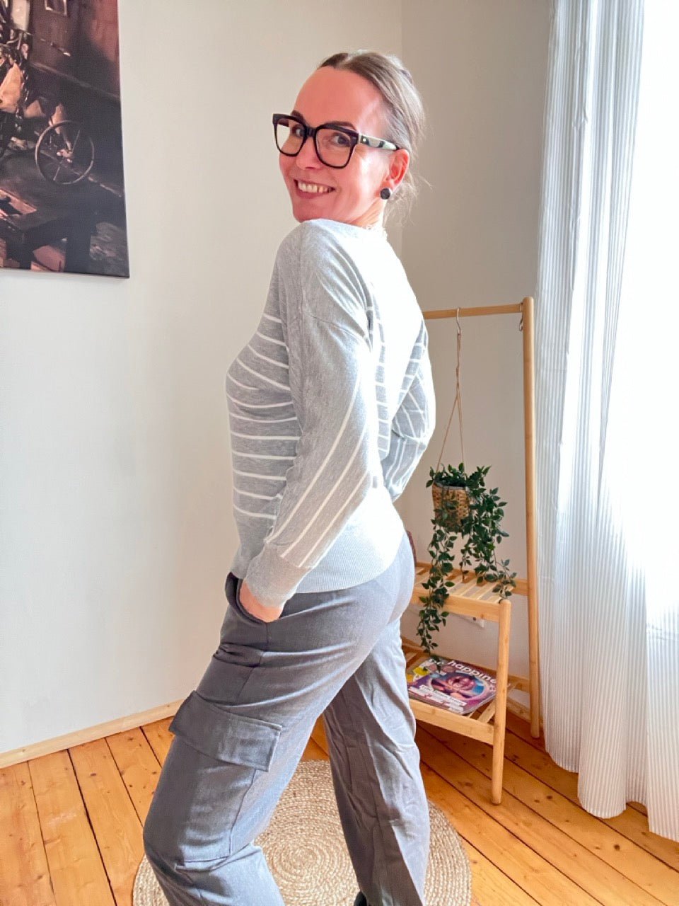 Pulli Minka Grau - FROLLEIN KÄTHE Shop