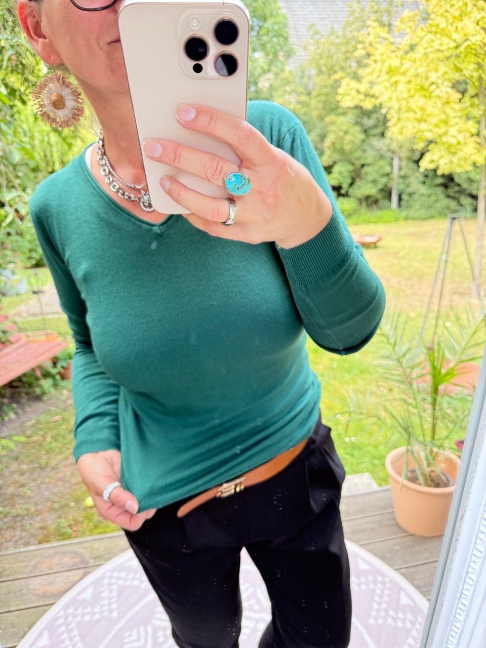 Pulli Morgenstund Grün - FROLLEIN KÄTHE Shop