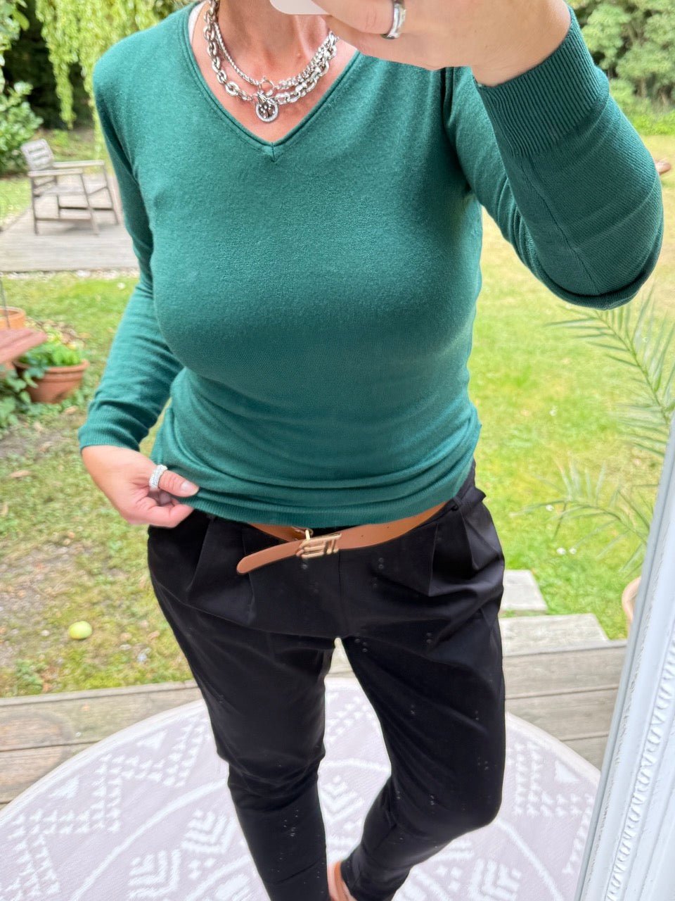 Pulli Morgenstund Grün - FROLLEIN KÄTHE Shop