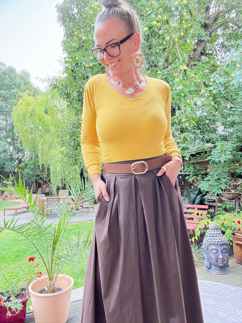 Pulli Morgenstund Sonnengelb - FROLLEIN KÄTHE Shop