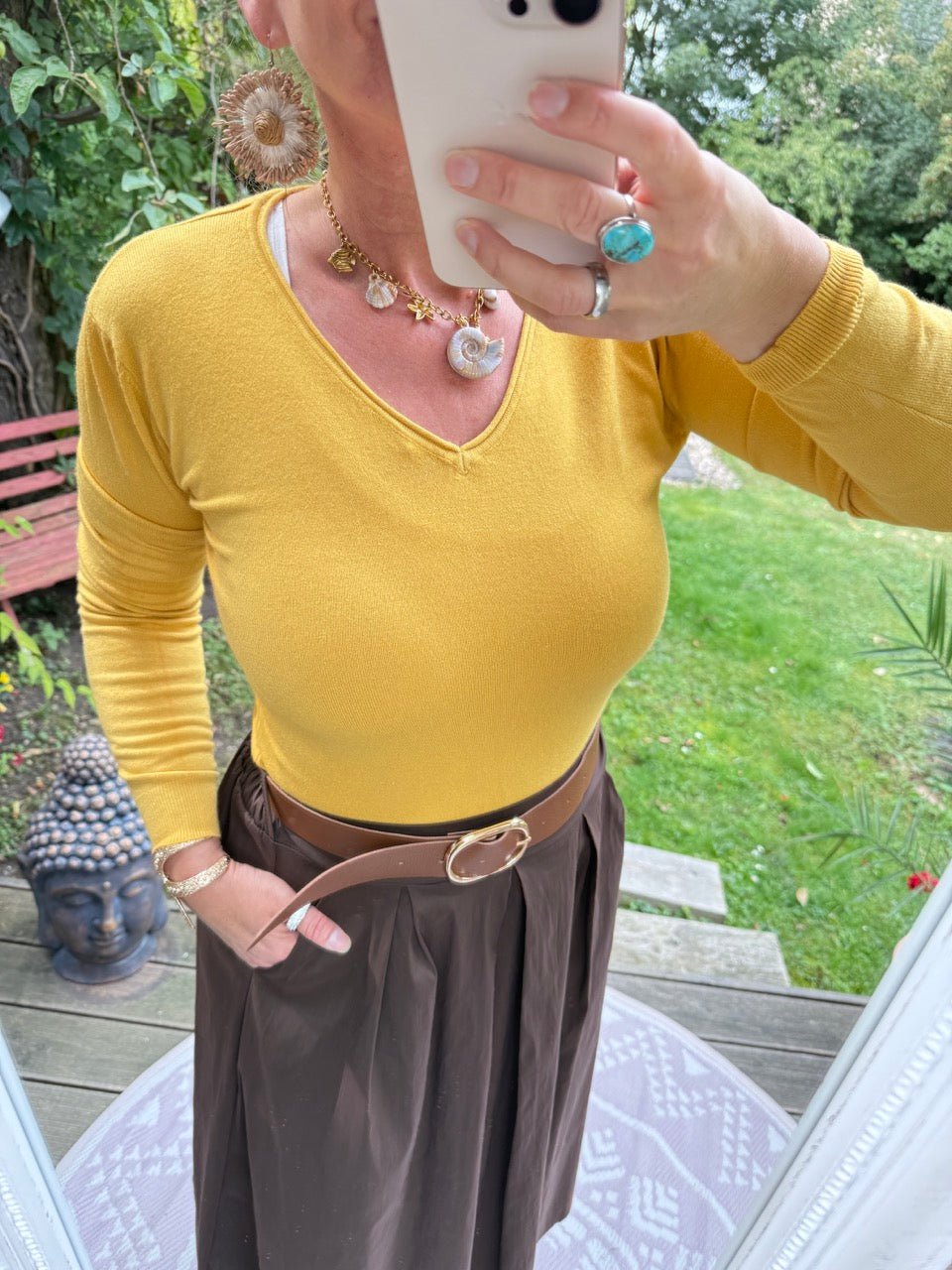 Pulli Morgenstund Sonnengelb - FROLLEIN KÄTHE Shop