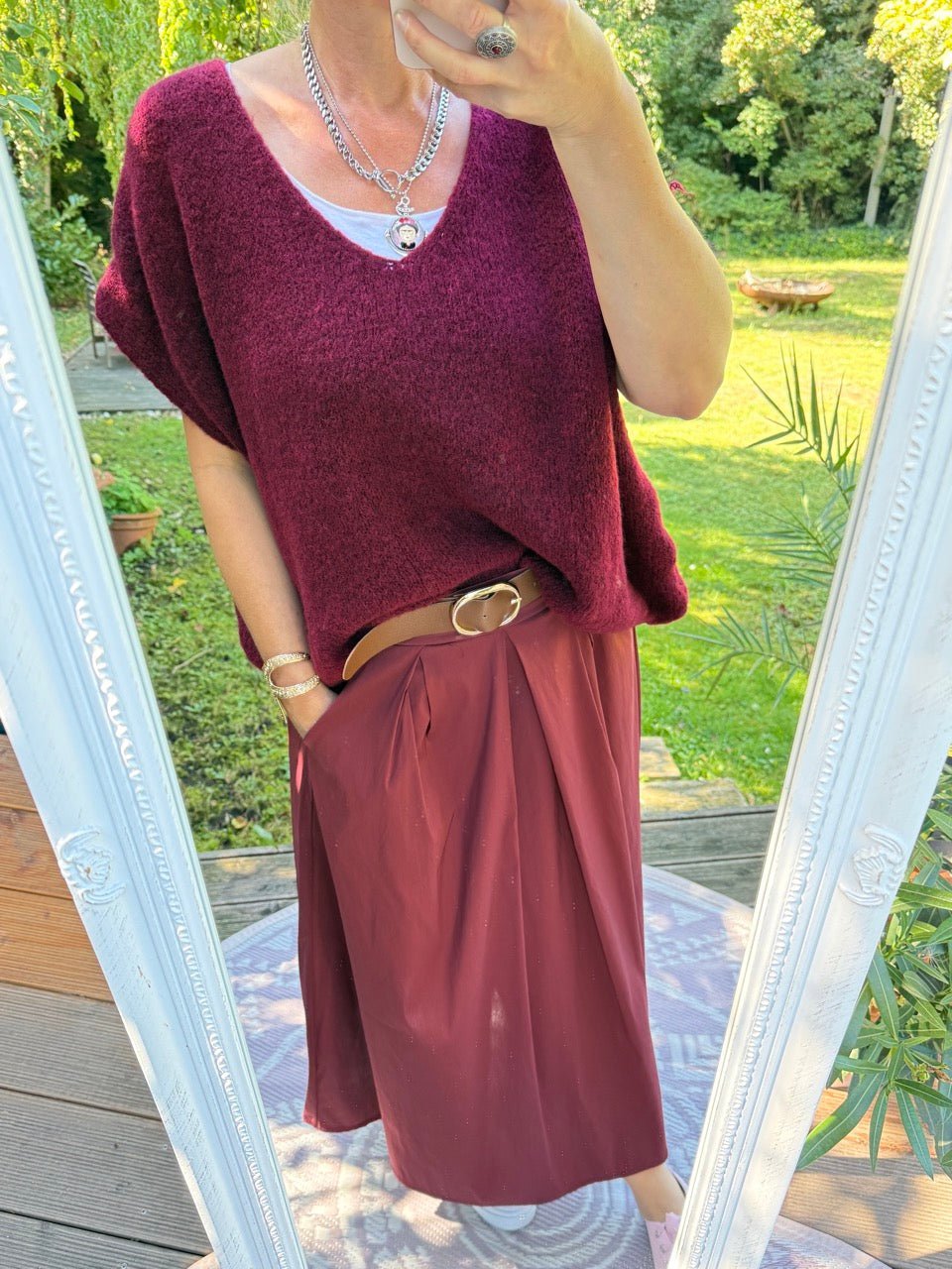 Pulli / Pullunder Cozy Dream Cherry - FROLLEIN KÄTHE Shop