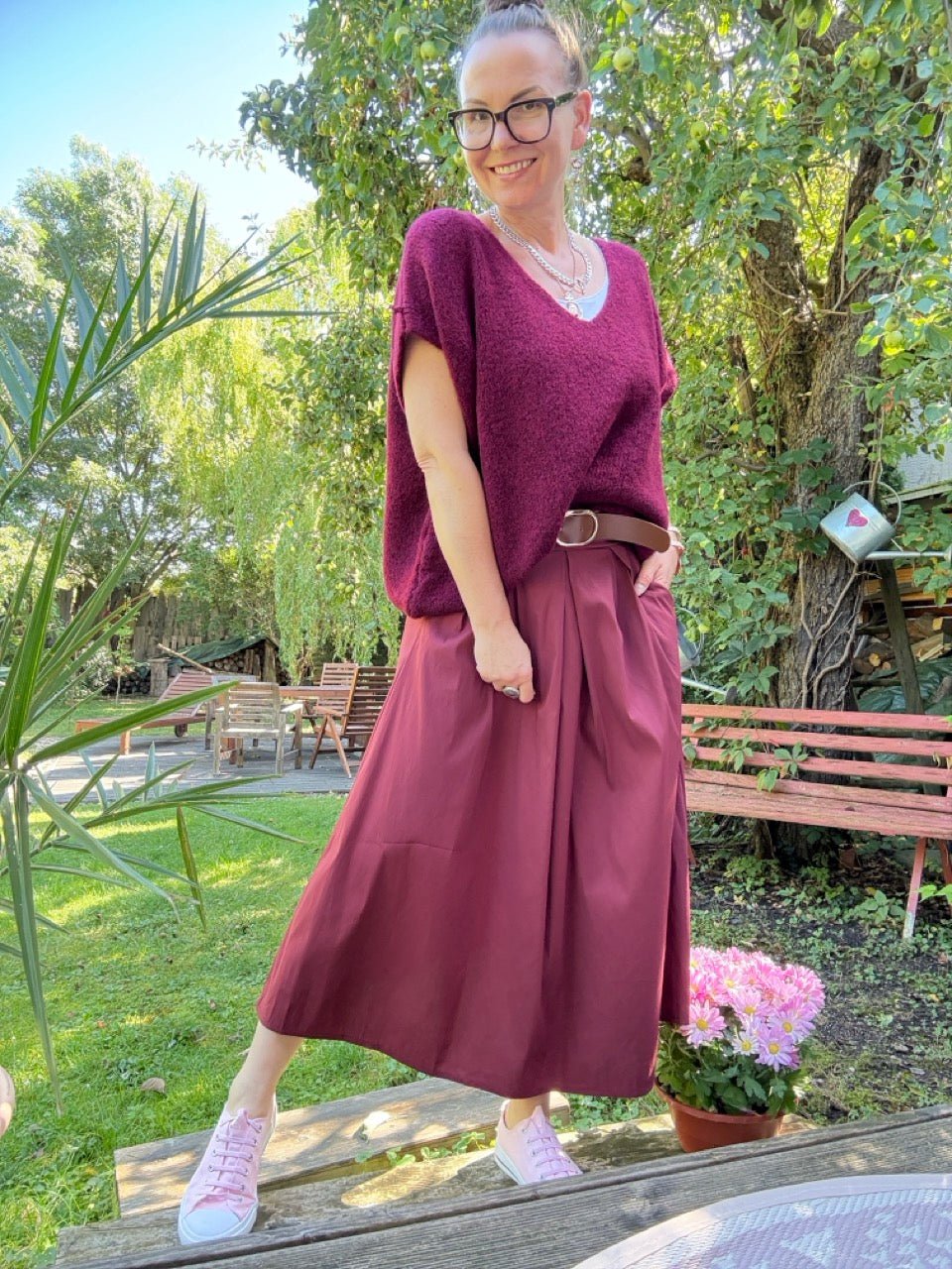 Pulli / Pullunder Cozy Dream Cherry - FROLLEIN KÄTHE Shop