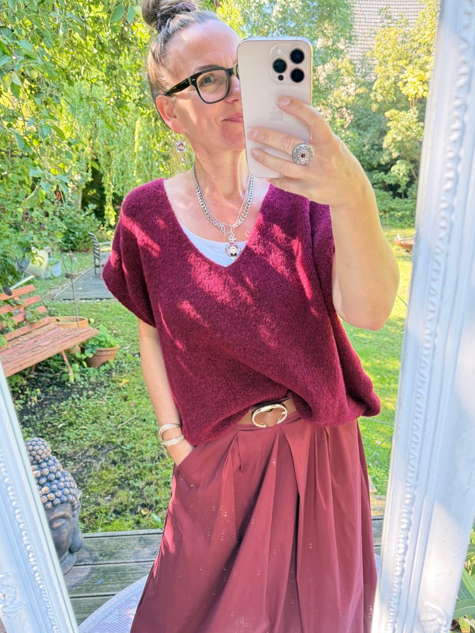 Pulli / Pullunder Cozy Dream Cherry - FROLLEIN KÄTHE Shop