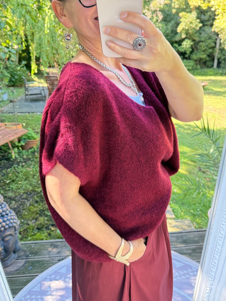 Pulli / Pullunder Cozy Dream Cherry - FROLLEIN KÄTHE Shop
