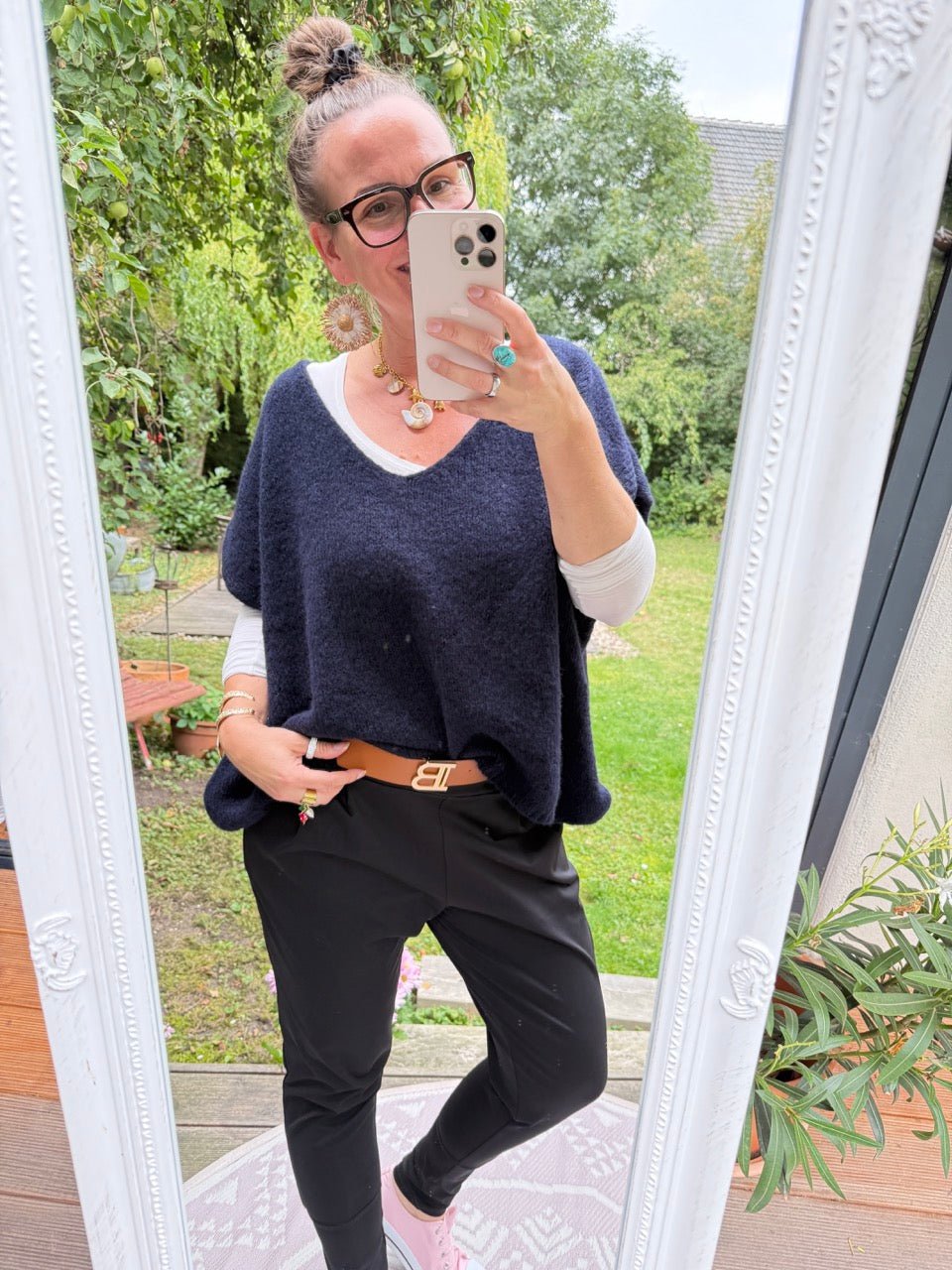 Pulli / Pullunder Cozy Dream Dunkelblau - FROLLEIN KÄTHE Shop
