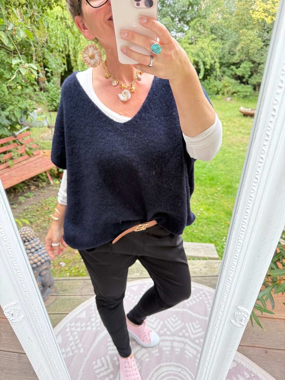 Pulli / Pullunder Cozy Dream Dunkelblau - FROLLEIN KÄTHE Shop