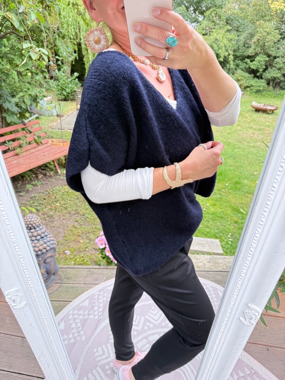 Pulli / Pullunder Cozy Dream Dunkelblau - FROLLEIN KÄTHE Shop