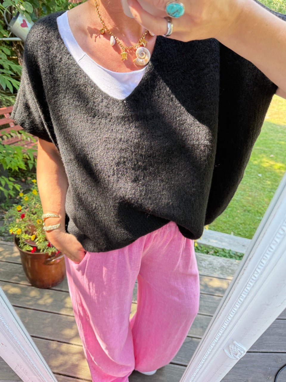 Pulli / Pullunder Cozy Dream Schwarz - FROLLEIN KÄTHE Shop