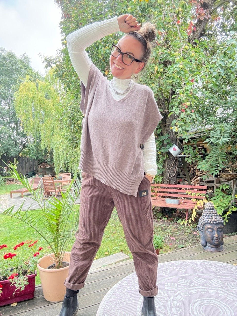 Pulli Pullunder Kaja Cappuccino - FROLLEIN KÄTHE Shop