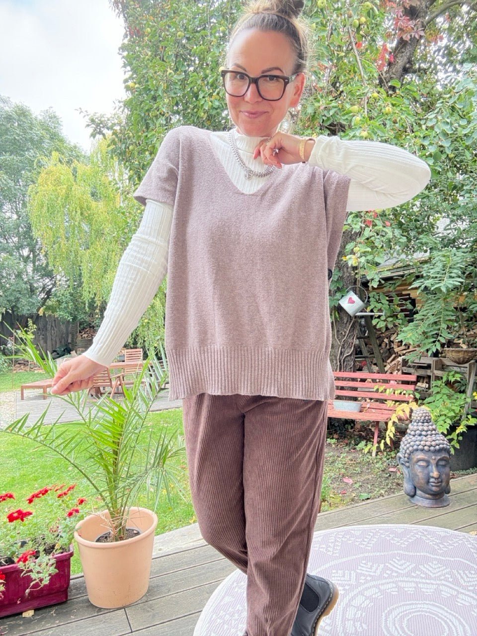 Pulli Pullunder Kaja Cappuccino - FROLLEIN KÄTHE Shop
