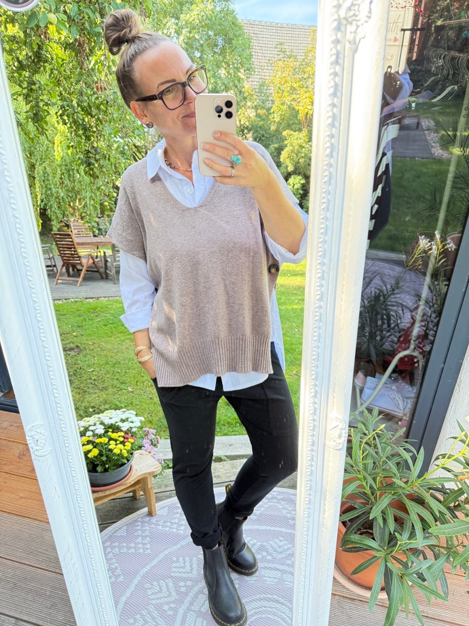 Pulli Pullunder Kaja Cappuccino - FROLLEIN KÄTHE Shop
