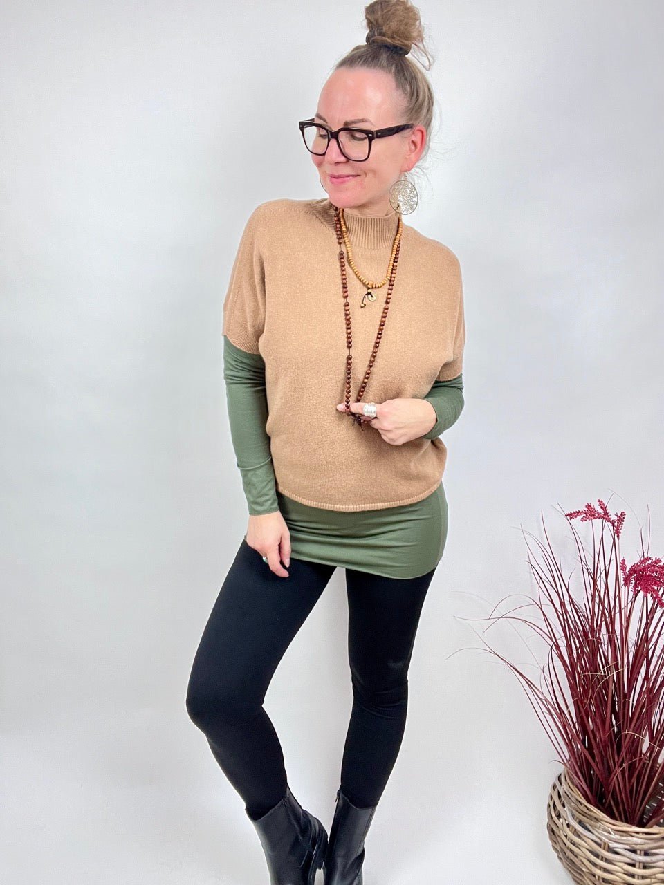 Pulli Showtime Cappuccino - FROLLEIN KÄTHE Shop