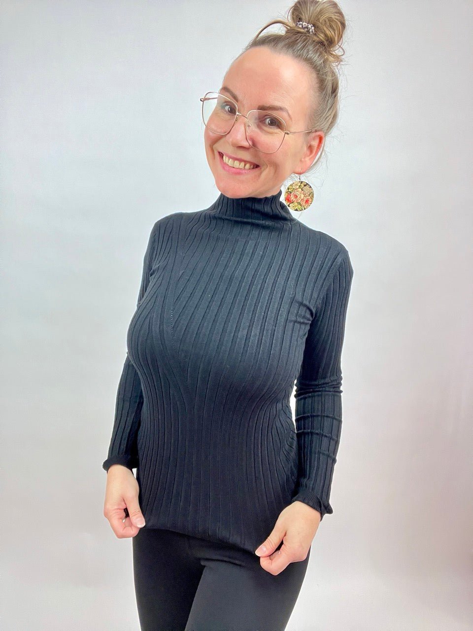 Pulli Sinja Schwarz - FROLLEIN KÄTHE Shop