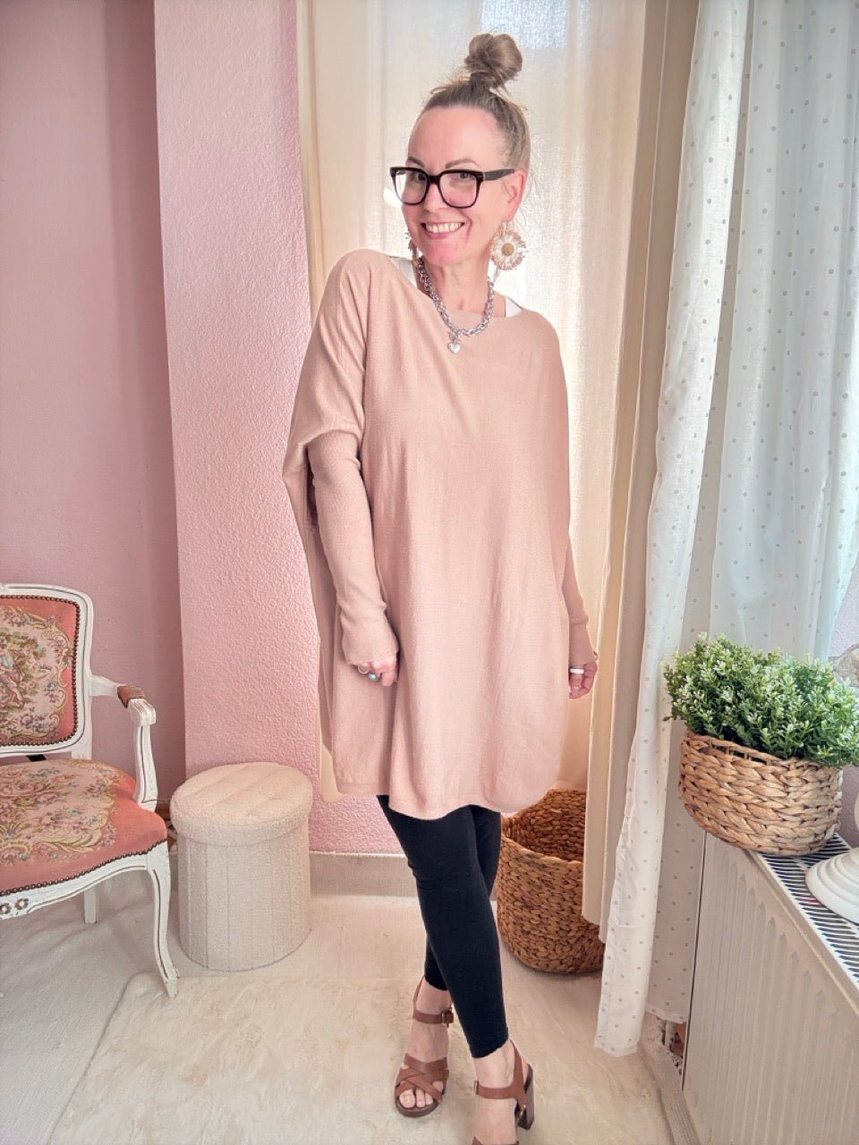 Pulli Wohlfühlweite Nude - FROLLEIN KÄTHE Shop