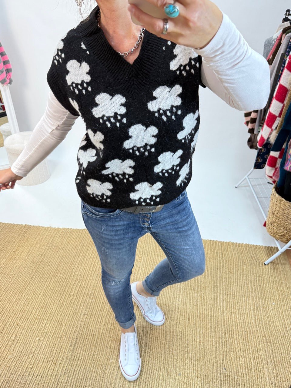 Pullunder Himmelskuss Schwarz - FROLLEIN KÄTHE Shop