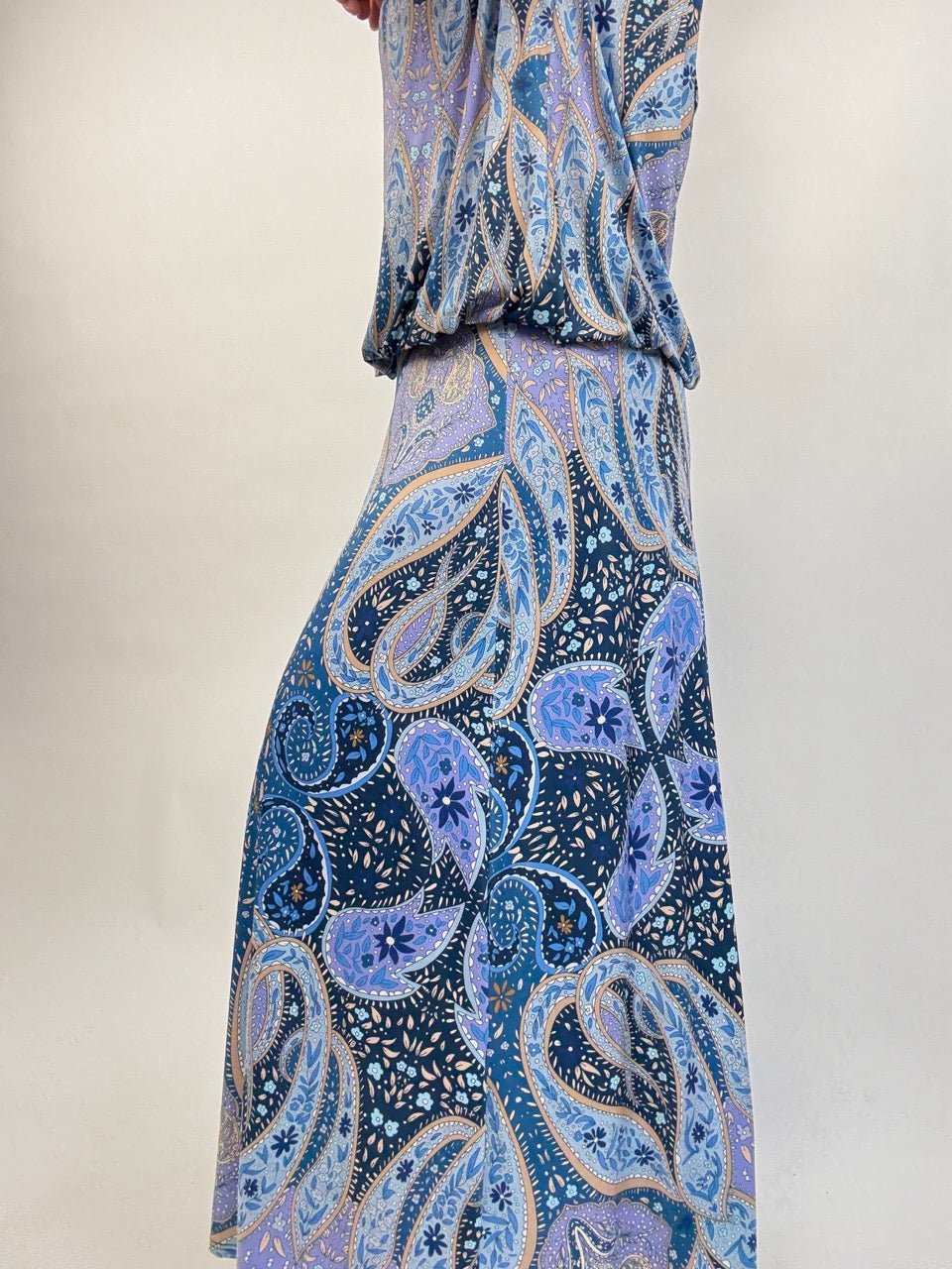 Rock Alice Paisley Blau - FROLLEIN KÄTHE Shop