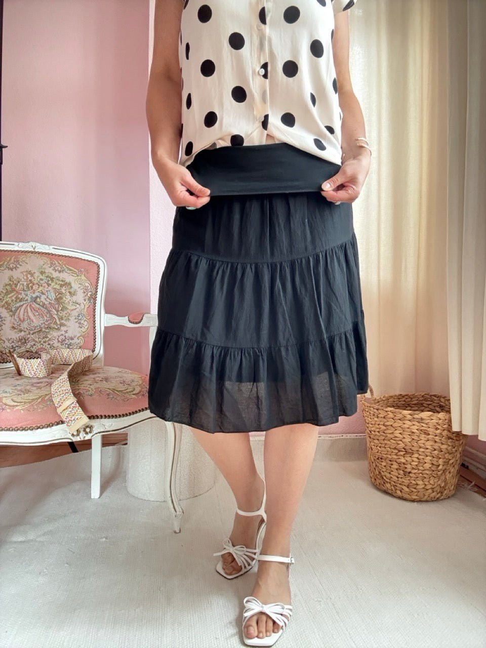 Rock Alte Liebe Schwarz - FROLLEIN KÄTHE Shop