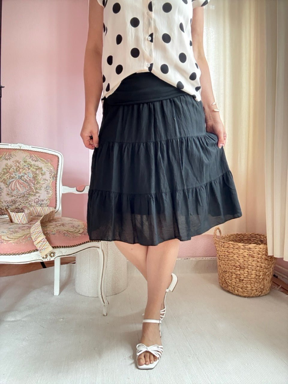 Rock Alte Liebe Schwarz - FROLLEIN KÄTHE Shop