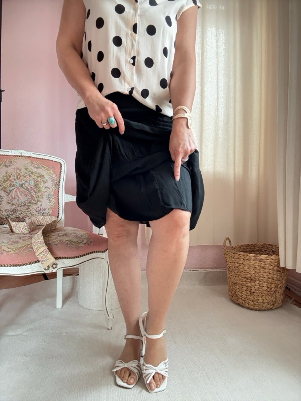 Rock Alte Liebe Schwarz - FROLLEIN KÄTHE Shop