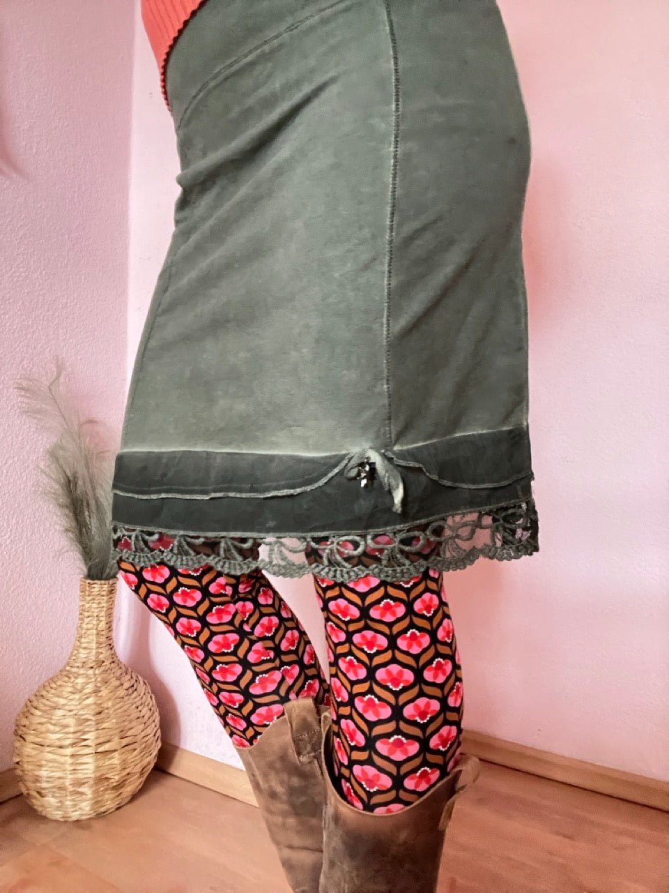 Rock Edda Grün - FROLLEIN KÄTHE Shop