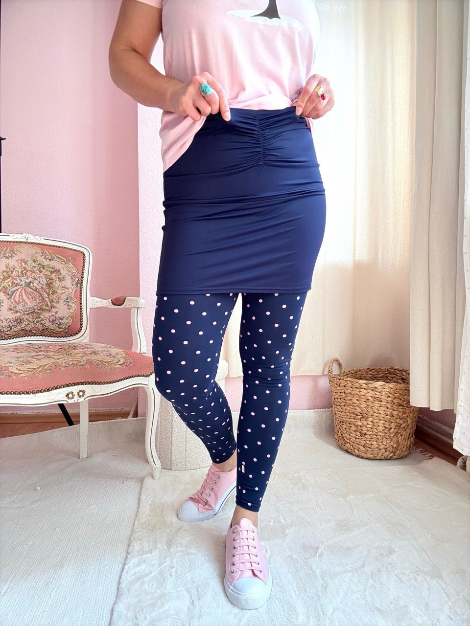 Rock Kurvenkuss Blau - FROLLEIN KÄTHE Shop