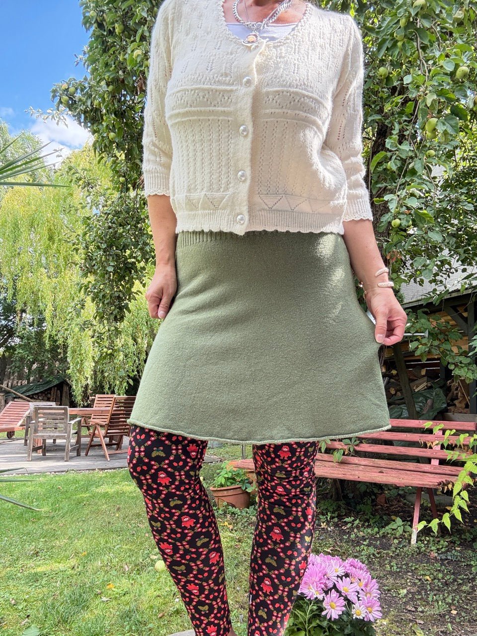 Rock Lilly Leichtigkeit Pistazie - FROLLEIN KÄTHE Shop