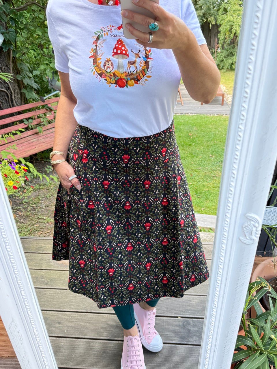 Rock Rose Hip Schwarz - FROLLEIN KÄTHE Shop
