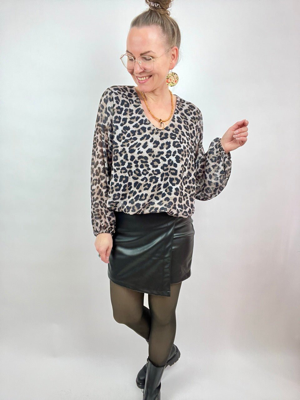 Rock Short Black Lederimitat - FROLLEIN KÄTHE Shop