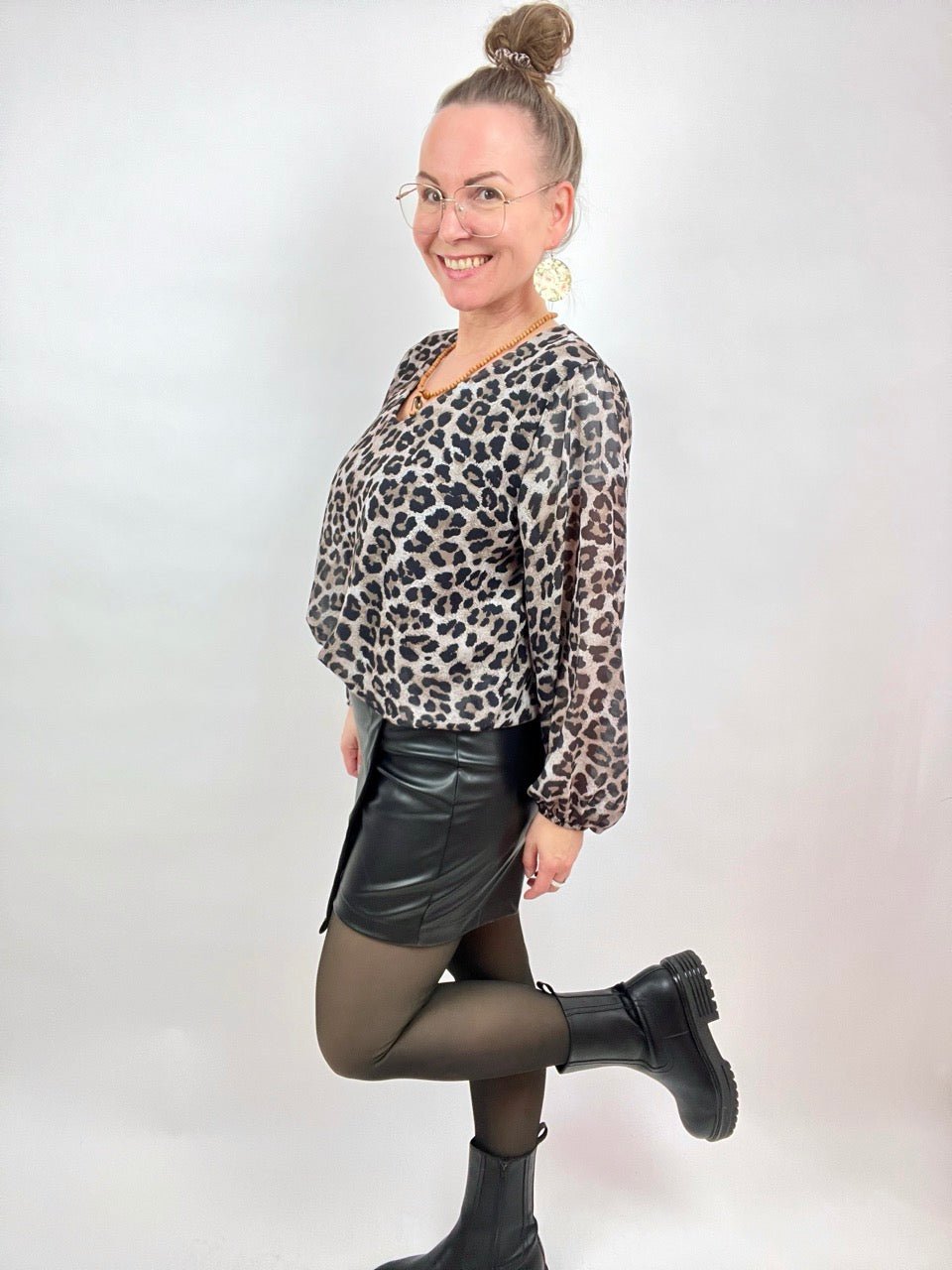 Rock Short Black Lederimitat - FROLLEIN KÄTHE Shop