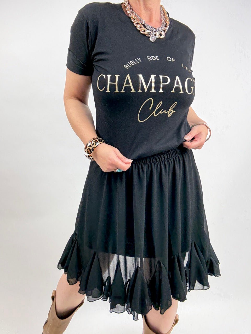 Rock Sofia Schwarz - FROLLEIN KÄTHE Shop