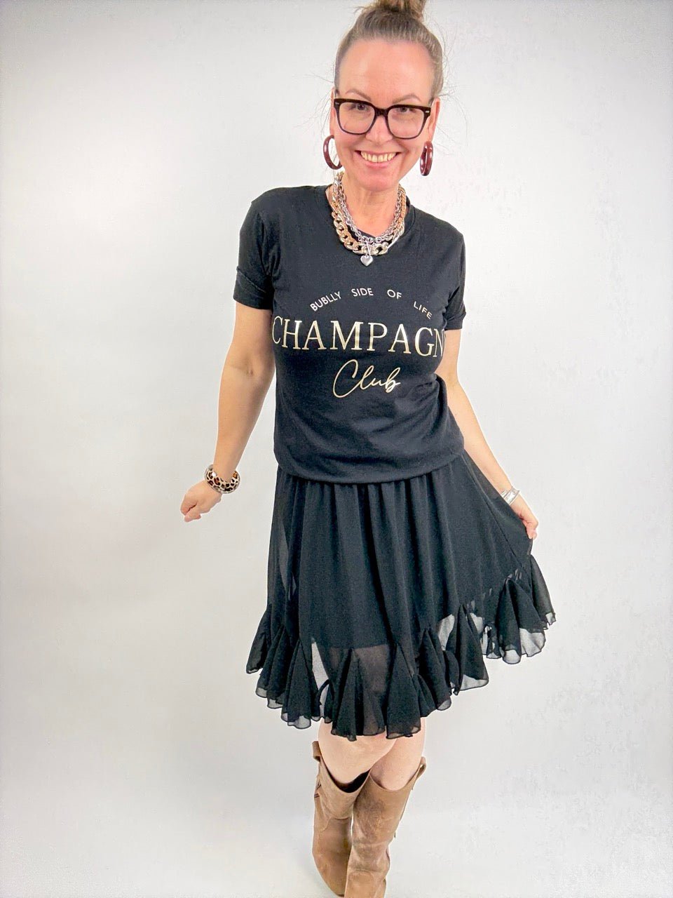 Rock Sofia Schwarz - FROLLEIN KÄTHE Shop