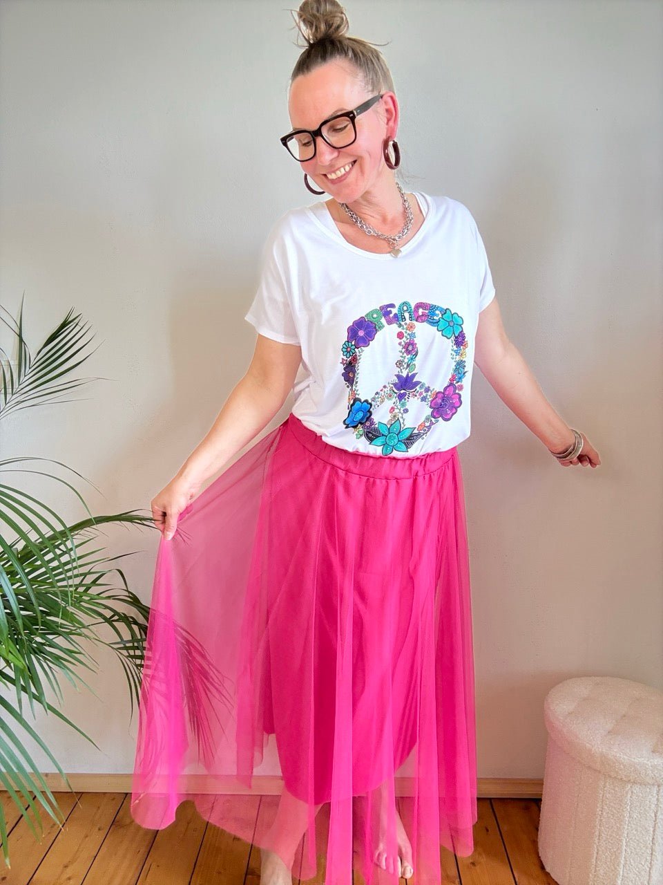 Rock Thea Fuchsia - FROLLEIN KÄTHE Shop