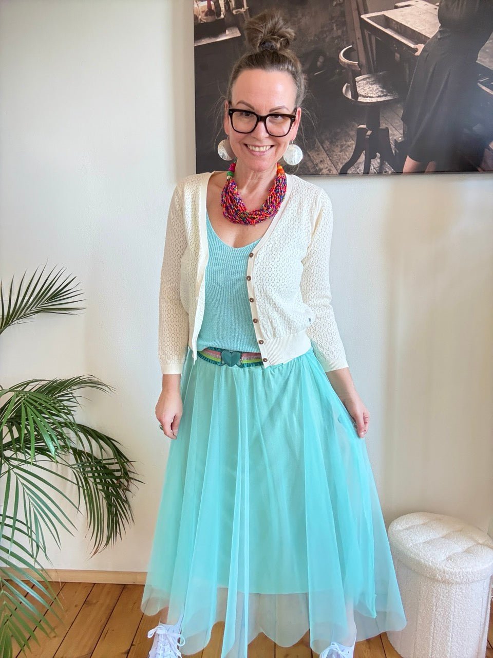 Rock Thea Ozeanblau - FROLLEIN KÄTHE Shop