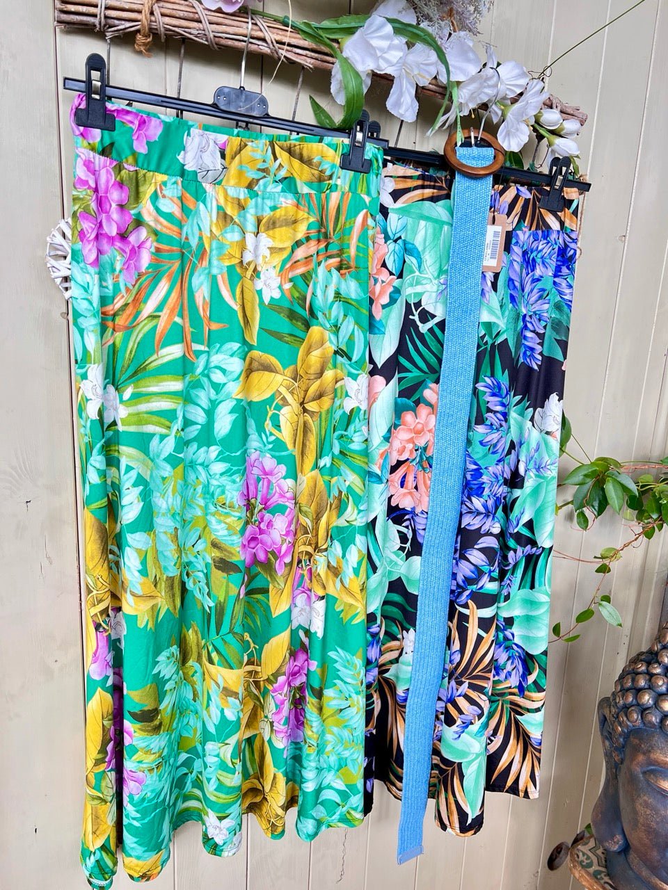 Rock Tropical Grün - FROLLEIN KÄTHE Shop