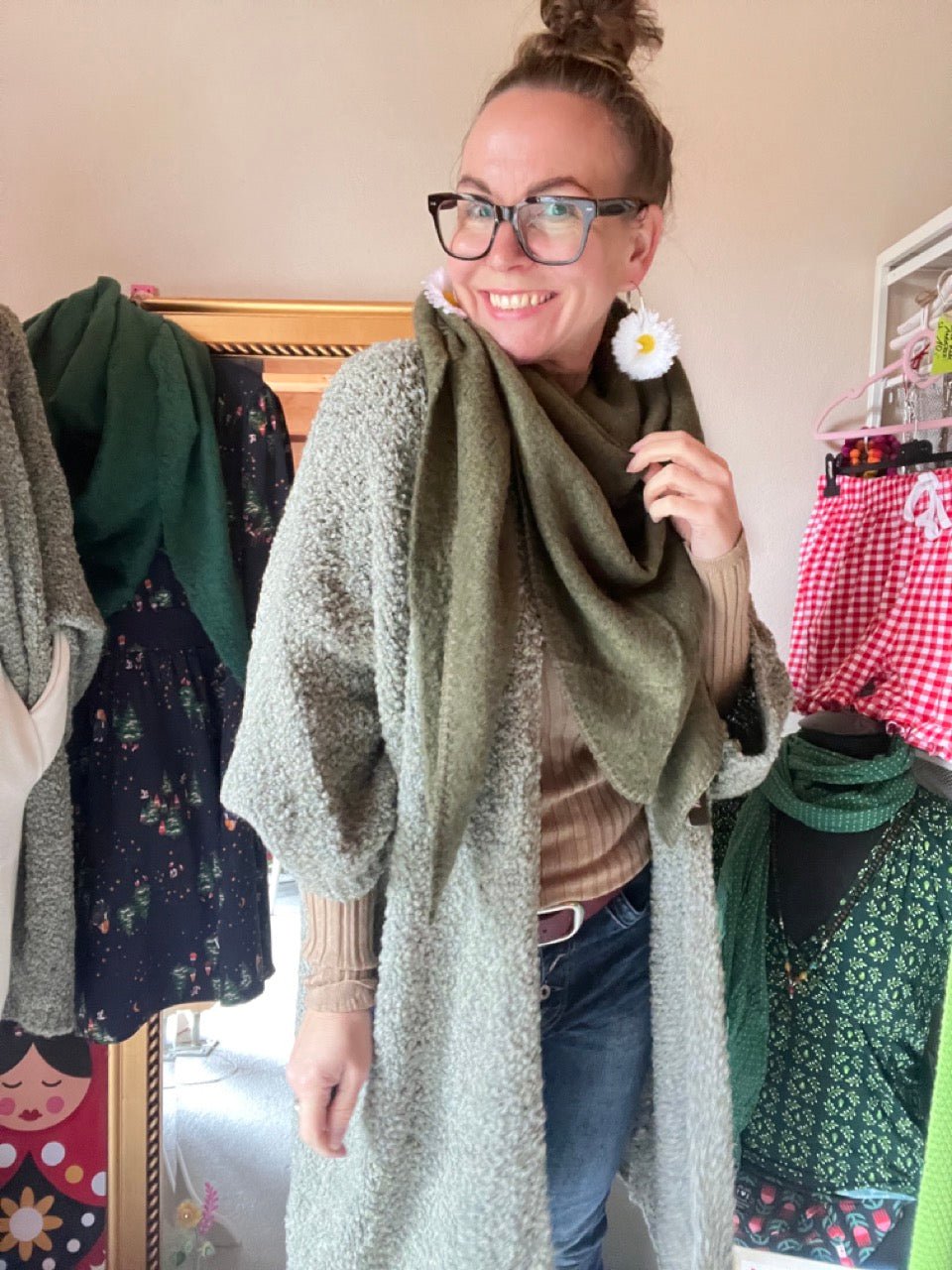 Schal Leicht und Locker viele Farben - FROLLEIN KÄTHE Shop