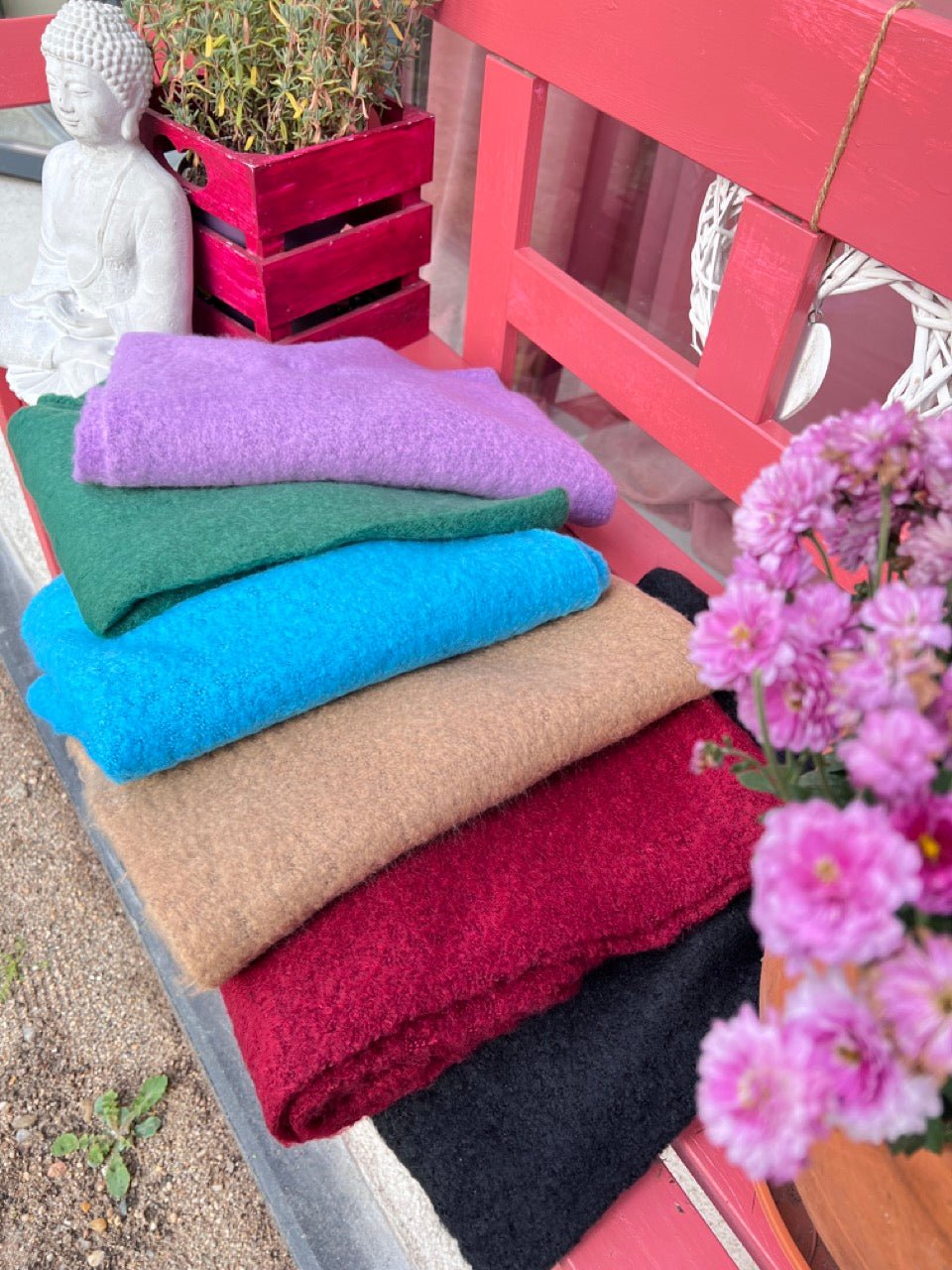 Schal Leicht und Locker viele Farben - FROLLEIN KÄTHE Shop