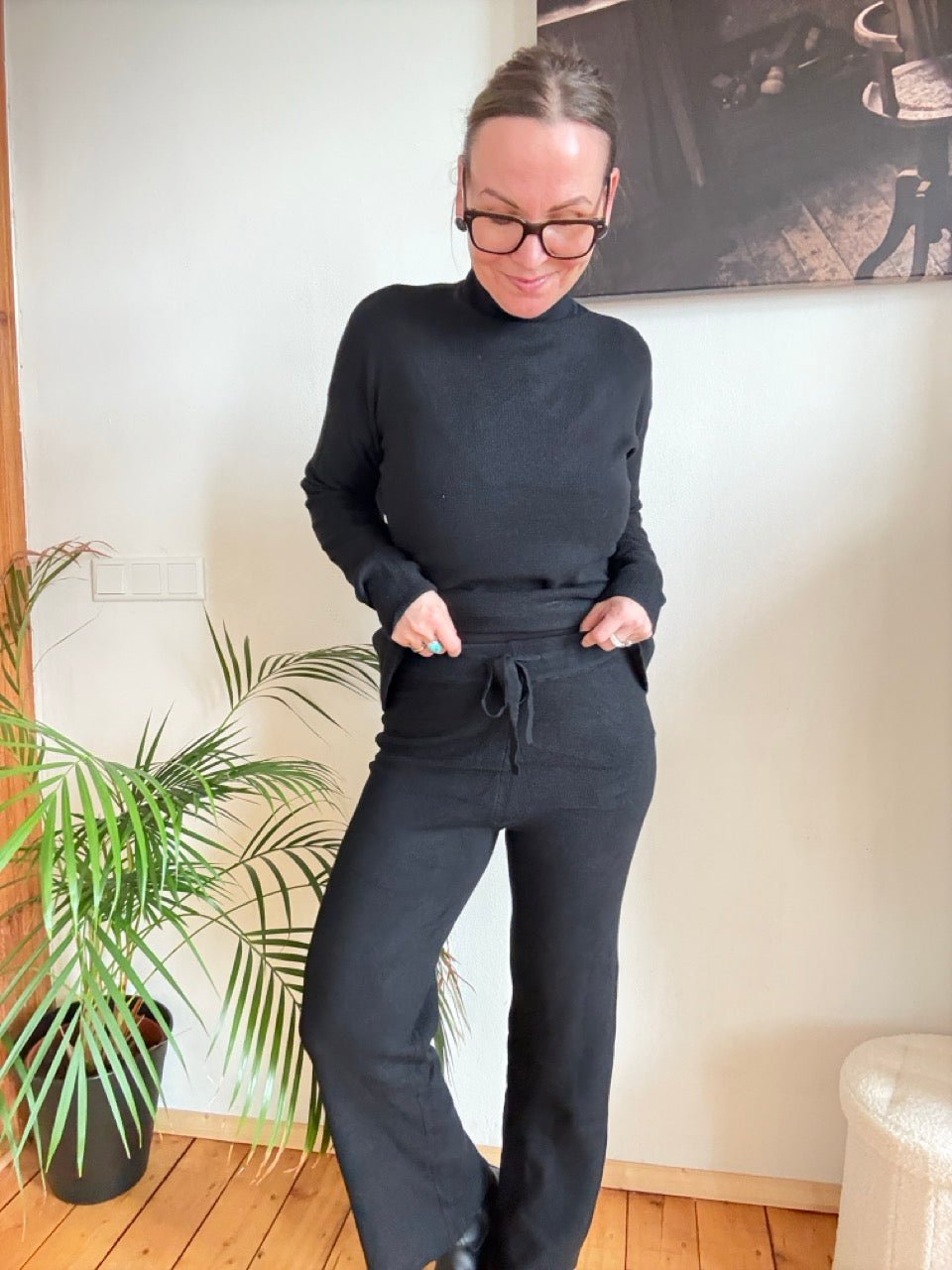 Set Pulli & Hose Schwarz - FROLLEIN KÄTHE Shop
