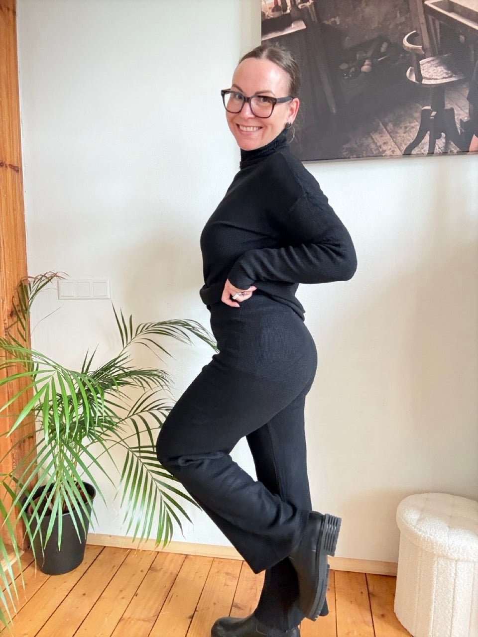 Set Pulli & Hose Schwarz - FROLLEIN KÄTHE Shop