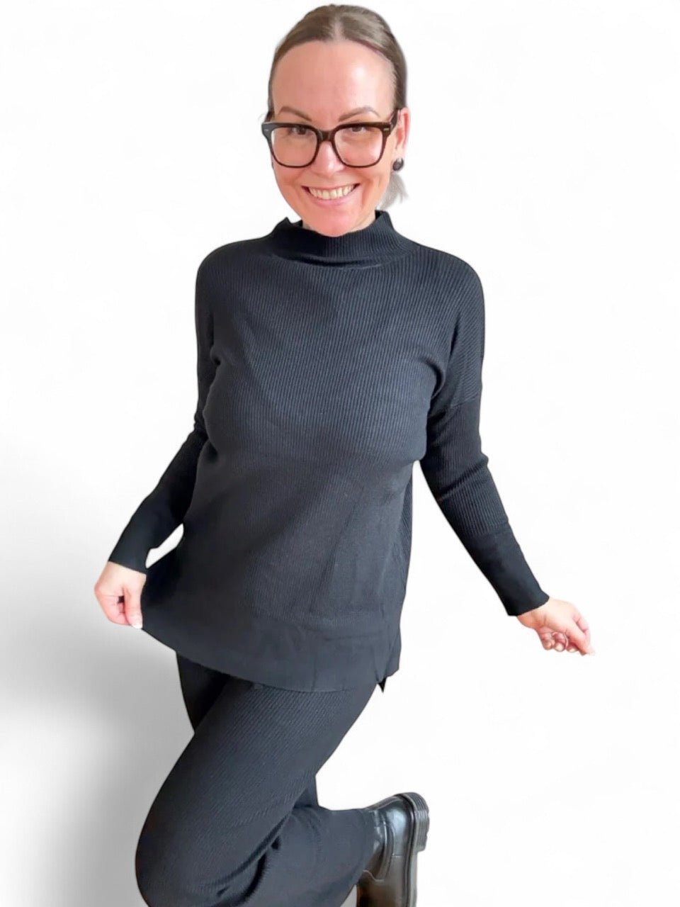 Set Pulli & Hose Schwarz - FROLLEIN KÄTHE Shop