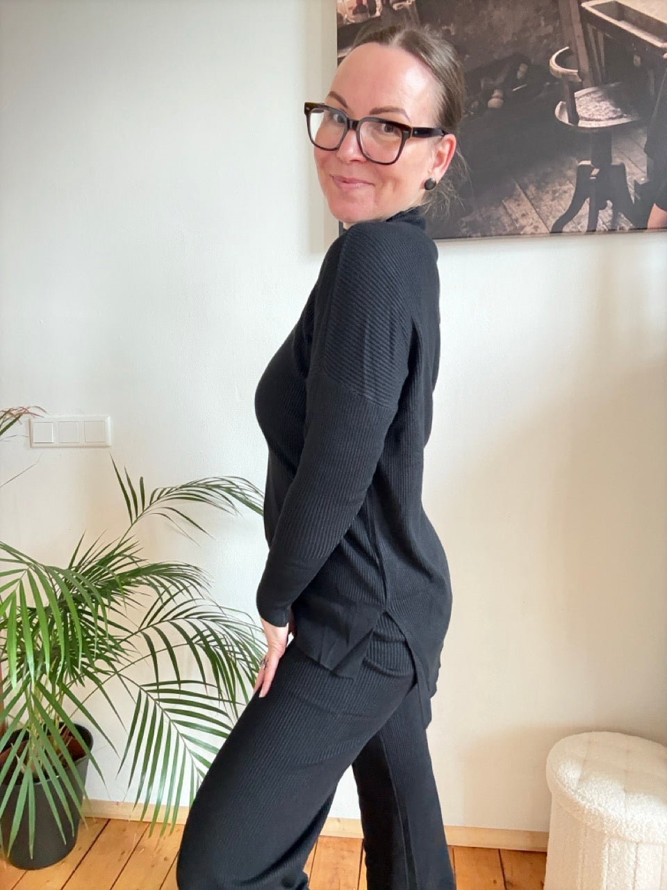 Set Pulli & Hose Schwarz - FROLLEIN KÄTHE Shop