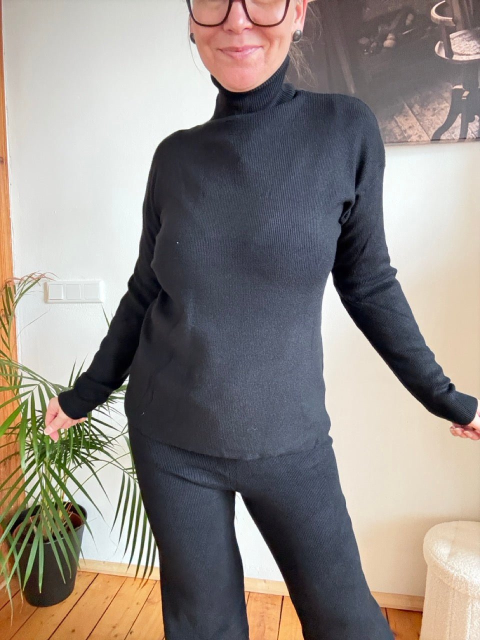 Set Pulli & Hose Schwarz - FROLLEIN KÄTHE Shop