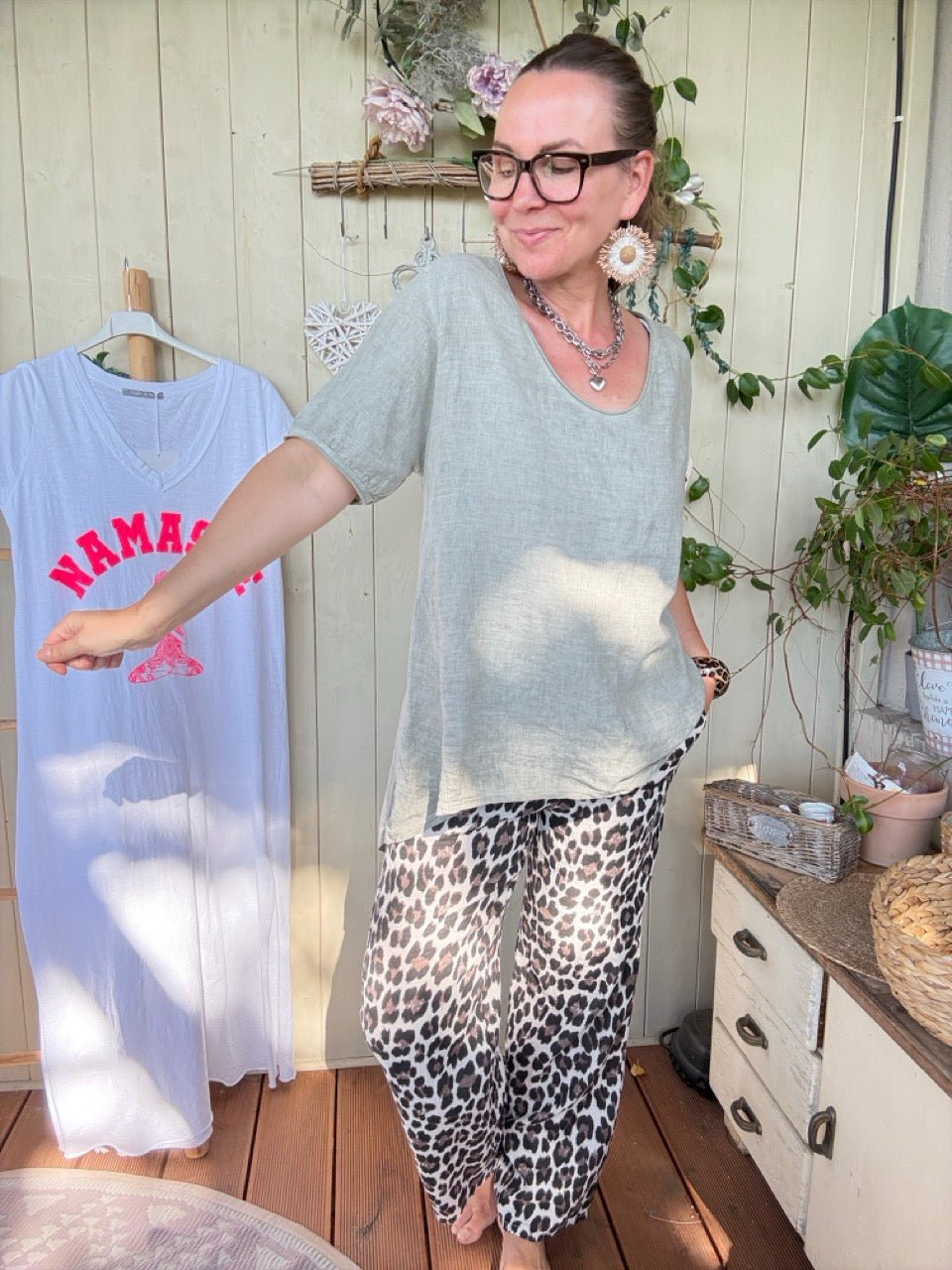 Shirt Amalia Olive - FROLLEIN KÄTHE Shop